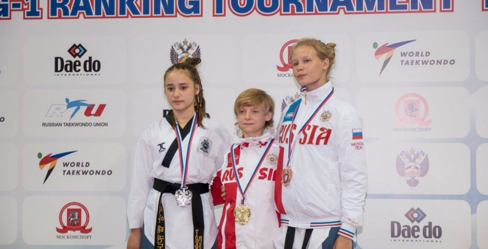 Медали с Россия Оупен, г. Москва,  President's cup Asian region wtf G-2 , Ташкент, Узбекистан 8-13 августа 2017 г.